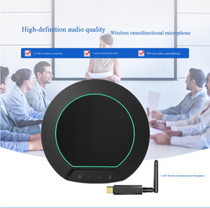 Haut-parleur sans fil avec micro omnidirectionnel à 360°, réduction du bruit, Full Duplex, vente en gros pour Zoom, Teams, <span class=keywords><strong>Skype</strong></span> - Product Image 3