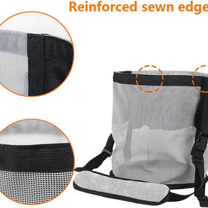 Échantillon gratuit sac d'alimentation pour chevaux réglable avec coussin de cou confortable sac d'alimentation en grains en toile robuste et durable pour chevaux - Product Image 2