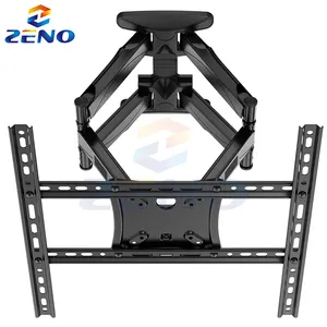 LCD LED TV Stand Meet 60 Inch Big Size Television Holder Full Motion With Adjustment Angle Wall Mount Bracket TV