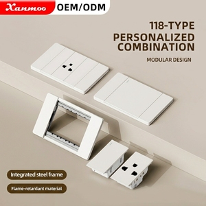Prise murale domestique de type 118, interrupteurs et prises murales thaïlandais, électricité domestique AC 110/250V - Product Image 1