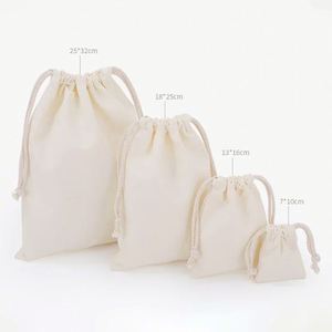 Bolsa de Lona con Cordón y Logotipo Personalizado, Bolsa de Compras Reutilizable para Viajes, Regalos y Almacenamiento - Product Image 2