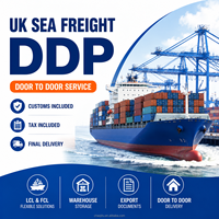 Agent d'expédition directe DDP de Chine vers le Royaume-Uni, transitaire maritime porte-à-porte