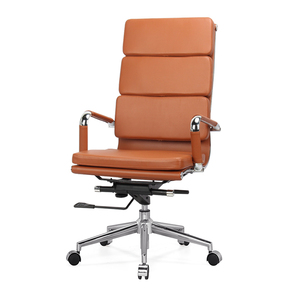 Chaises luxueuses en cuir noir à dossier moyen pour les <span class=keywords><strong>visiteurs</strong></span> de bureau, parfaites pour les salles de conférence et les entreprises - Product Image 4
