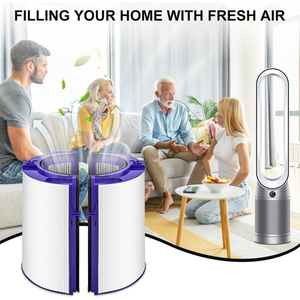 <span class=keywords><strong>Filtre</strong></span> <span class=keywords><strong>Hepa</strong></span> <span class=keywords><strong>de</strong></span> remplacement pour usage domestique compatible avec les purificateurs d'air TP06 TP09 HP06 PH01 PH02 TP07 HP07 HP09 - Product Image 4