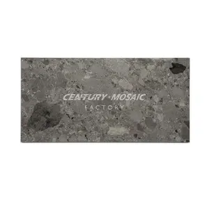 Century mosaic Großhandel Vulkan Grau Poliert Grau Braun Marmor fliesen Badezimmer