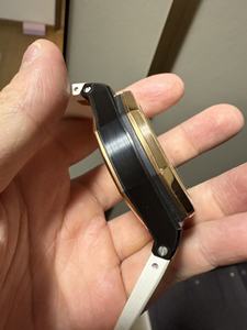 Lüks yüksek kalite spor Hip Hop mekanik hareket izleme gül altın karbon Fiber kılıf deri/silikon kayış safir kristal - Product Image 5