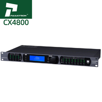 Processeur audio professionnel Paulkitson CX4800, fréquence d'échantillonnage 96 kHz, traitement audio DSP, équipement sonore