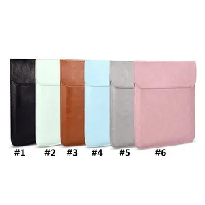 Premium PU Leather Envelope Pouch Computer Laptop Sleeve Bag For Macbook Air Pro Retina 11 12 13 15 13.3 14 15.4 Inch