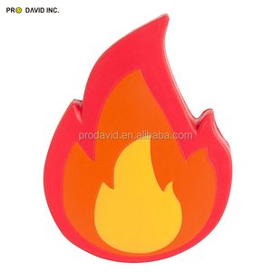 Polyurethane Promotion Custom Fire Shape Memory Foam Anti Stress <b>Ball</b> - Product Image 6