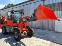 Chargeuse sur pneus compacte hydraulique Everun ER412 de 1,2 tonne homologuée CE, chargeuse frontale diesel pour la construction