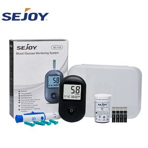 Glucomètre de fournitures médicales Sejoy lecteur de <span class=keywords><strong>glycémie</strong></span> avec bandelettes de test <span class=keywords><strong>pour</strong></span> diabétiques - Product Image 3