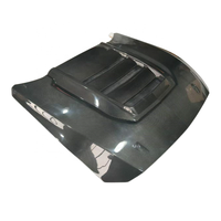Cubierta de Motor de Fibra de Carbono Seca Estilo SC de Alta Calidad para Ford Mustang 2024+