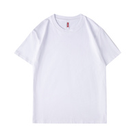 T-shirt personnalisé pour homme 100% coton à manches courtes avec logo sur l'épaule, design épuré, grande taille, style streetwear