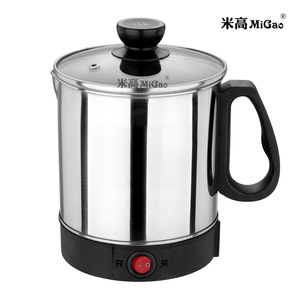 MiGao Stainless Steel Electric <b>Kettle</b> 12cm Anti Dry Burn Automatic Shut Off Travel Boiling <b>Water</b> Heater - Product Image 1