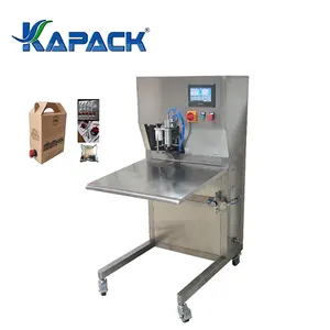 KAPACK BIB Filler Automatic milk/wine/coffee/juice/oil/water Bag In Box Filling Machine/Aseptic BIB Filling Machine