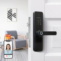 Cerradura Inteligente 2026 con Cámara de Visión Nocturna Integrada, Lector de Huellas Dactilares Semiconductor, Entrada sin Llave, Monitoreo en Tiempo Real, Seguridad Electrónica para Madera