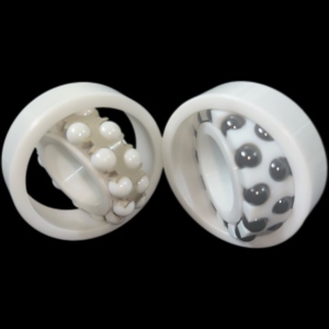 Roulements à billes à contact angulaire à double rangée auto-alignants Modèle 1200 avec cage en céramique PEEK PTFE Précision P5 - Product Image 6