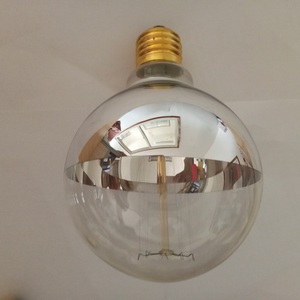 Ampoules Edison vintage demi-argent grande ampoule d'éclairage à incandescence 120v-230v A60 ST64 G95 G125 verre <span class=keywords><strong>de</strong></span> base en laiton tailles 25w 40w 60w - Product Image 5