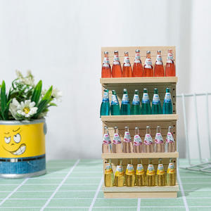 Boutique 1:12 bricolage en bois Mini meubles modèle ornements Simple plaine maison de poupée pour la maison accessoires pour étagère affichage - Product Image 3