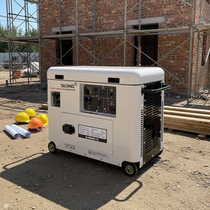 Generador Eléctrico de <span class=keywords><strong>Gasolina</strong></span> Silencioso de Arranque Automático de 4 Tiempos, 8 kW, 230 V, 50 Hz, Marca SLONG, Tanque de Combustible de 25 L, Ecológico para Uso Doméstico - Product Image 6