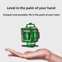 Niveau laser vert Borka 4D 16 lignes, haute précision, haute luminosité, affichage fin, pour extérieur, FQT-1216 Chine