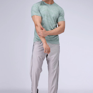 Moisture Wicking Breathable Eco-Friendly O-Neck Canvas Fabric Short Sleeve <b>Men</b> Summer Daily Wear High Quality Cotton T-Shirts - Product Image 5