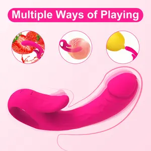 3 in 1 Kaninchen Vibrator Sexspielzeug für Frau Zunge Vibrator Massage gerät lecken Zunge Vibrator
