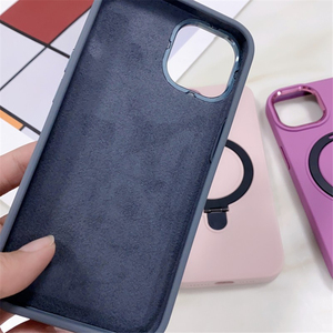 Support de support de bague étui pour <span class=keywords><strong>iPhone</strong></span> 14 <span class=keywords><strong>Pro</strong></span> <span class=keywords><strong>Max</strong></span> liquide Silicone doigt support magnétique couverture coque de té<span class=keywords><strong>l</strong></span>éphone pour <span class=keywords><strong>iPhone</strong></span> <span class=keywords><strong>13</strong></span> 12 11 15Pro - Product Image 6