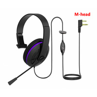 Walkie-talkie K-type/M-type Over-ear Single-ear Headphones TD05 Walkie Talkie Headset Earphone
