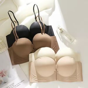 Sujetador Push-Up de Alta Calidad con Cierre Frontal, Sin Tirantes, Antideslizante, Invisible, Sin Costuras, Lencería Otoño/Invierno para Mujer - Product Image 2