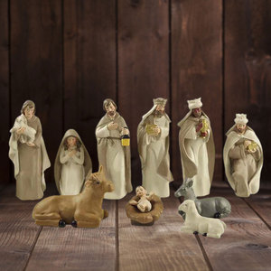 Nuevo Set de Nacimiento de Jesús, Figuras de Pesebre Navideño, Miniaturas de la Natividad, Adorno para Iglesia y Hogar - Product Image 6