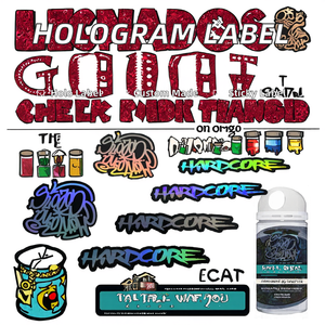 Etiqueta Adhesiva Holográfica Personalizada con Relieve para Promoción, Supermercado, Exhibición - Material Vinilo - Product Image 2