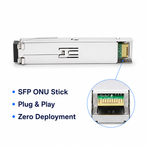 โมดูลรับส่งสัญญาณไฟเบอร์ออปติก Hua Wei SmartAX MA5671A 20KM อุปกรณ์ GPON พอร์ต RJ45 SFP ONU โมดูลออปติคอล พร้อม HSI VoIP - Product Image 3