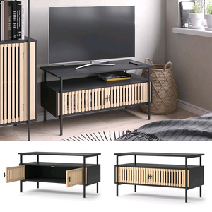 Eco Go Popular Best-seller Salon en bois et bambou <span class=keywords><strong>Meuble</strong></span> <span class=keywords><strong>TV</strong></span> <span class=keywords><strong>Meuble</strong></span> de rangement Organisateur avec porte en bambou - Product Image 2