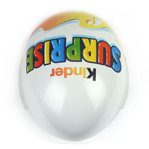 Caja de regalo de forma ovalada termoformada de alta calidad bandejas de plástico para huevo <span class=keywords><strong>sorpresa</strong></span> cápsula vacía de juguete - Product Image 5