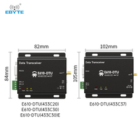 Ebyte para Módem de Radio Industrial de 433MHz Serie E610-DTU |   Transceptor de Datos Inalámbrico de Largo Alcance RS232 RS485 y Ethernet DTU