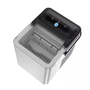 2023 nuovo Design 12KG macchina per il ghiaccio da banco portatile mini ice maker approvazione ETL 1 anno di garanzia macchina per la produzione di cubetti di ghiaccio per la casa