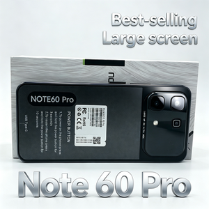 สมาร์ทโฟน High Performance Note 60 Pro 5G ทรงพลังด้วยชิปเซ็ต MTK Deca Core ระบบปฏิบัติการ Android กล้อง HD AI แบตเตอรี่ทรงพลัง รองรับซิมคู่ โทรศัพท์มือถือสำหรับสตรีมมิ่ง - Product Image 1