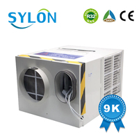 Climatiseur de type ascenseur à double conduit 9000 BTU, économe en énergie, 45 dB, pour usage résidentiel (froid et chaud)