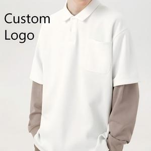 Chemises polo personnalisées en gros, chemises polo à manches courtes, polo homme en coton, t-shirt pour homme - Product Image 1