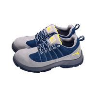 Chaussures de sécurité de chantier Deltaplus Delta RIMINI0 S1P, série Rainbow, tige en mesh, anti-écrasement, anti-perforation, antistatiques, respirantes
