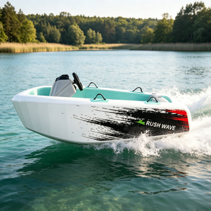 <span class=keywords><strong>Bote</strong></span> de Karting Eléctrico RUSH WAVE, Velocidad de 52 km/h, Kart Eléctrico de 16KW para Lagos de Agua Dulce Tranquilos - Product Image 1