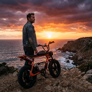 Bicicleta Eléctrica Ligera y Fácil de Conducir con Llantas Gruesas, Bicicleta Eléctrica Elegante para Jóvenes, Tendencia Urbana para Viajar - Product Image 4