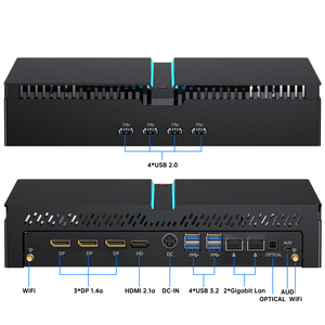 มินิพีซีเกมมิ่ง I7-13700F RTX 4060Ti 8G Windows 11 Pro คอมพิวเตอร์ขนาดเล็กสำหรับเล่นเกมระดับไฮเอนด์ ขายส่งจากโรงงาน - Product Image 6