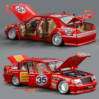 Coche de aleaciones de fundición a presión 1:24, modelo de vehículo, juguetes de coche, juguete de Metal, juguetes de modelo de coche extraíble