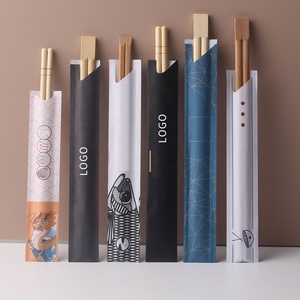 New Design Good Quality Open Paper Wrapped Sushi <strong>Disposable</strong> logo Pair Bulk <strong>Bamboo</strong> <strong>Chopsticks</strong> Packaging - Product Image 6
