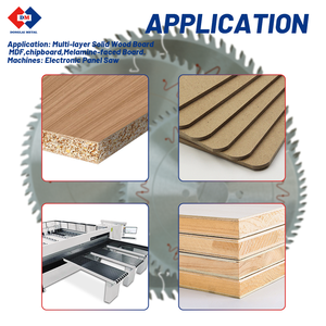 Lame de <span class=keywords><strong>scie</strong></span> à panneaux électroniques Donglai OEM industrielle, soudée au laser, 400*4.4/3.2*72, à pointe en carbure de tungstène TCT, pour le travail du bois - Product Image 5