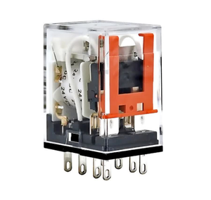 Relé de bobina MY2N-GS-R DC24 de OMZ/C, 24 V CC, DPDT, 10 A, 8 pines, con indicador mecánico LED para sistema de control de gabinete PLC - Product Image 4