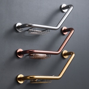 <span class=keywords><strong>Poignée</strong></span> de sécurité antidérapante pour salle de bain, design luxe léger, surface polie, pour toilettes, <span class=keywords><strong>baignoire</strong></span> et douche, sans obstacle pour personnes âgées - Product Image 1