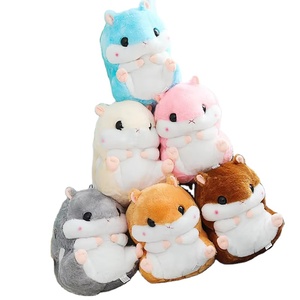 Peluches <span class=keywords><strong>de</strong></span> Hámster y Panda <span class=keywords><strong>de</strong></span> Dibujos Animados, Multicolores, Súper Suaves, <span class=keywords><strong>de</strong></span> Algodón Cálido, Varios Diseños, para Regalo - Product Image 1